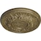 Ekena Millwork Odessa Ceiling Medallion (Fits Canopies up to 2 1/2"), 7 1/2"OD x 1 1/8"P, Mississippi Mud Crackle CM07ODMMC - alternate 4
